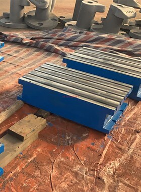 机床辅助副加高工作台加高数控卧式cnc铣床铸铁T型槽垫高工作平台