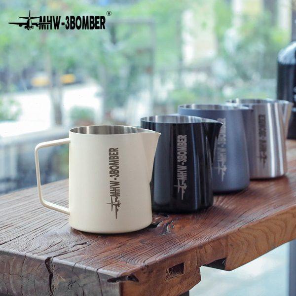 MHW-3BOMBER轰炸机拉花杯 拉花缸 打奶不包纹304不锈钢尖嘴拉花,淘宝优惠券,粉丝福利购,淘宝优惠卷