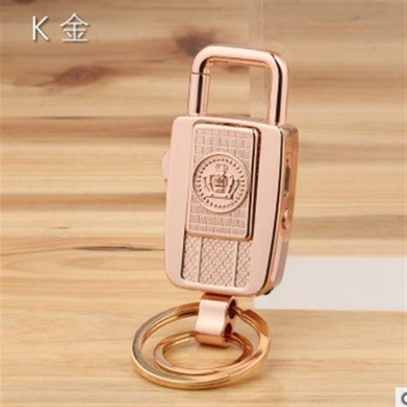 WB-711钥匙扣圈充电打火机USB电子打火机金属防风带照明灯礼品,淘宝优惠券,粉丝福利购,淘宝优惠卷