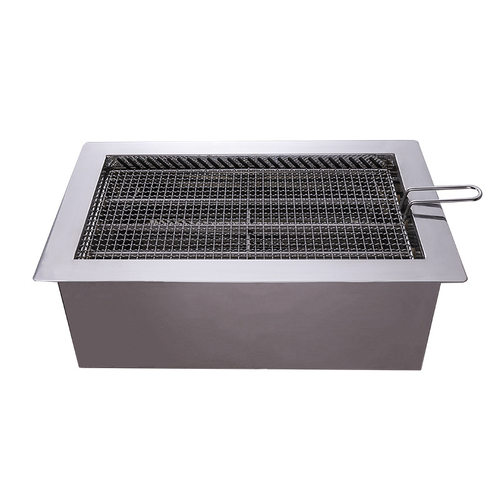 黑晶管无烟烧烤炉商用嵌入式自助蒸汽火锅下排烟烤肉锅电烤炉批发 - 图3