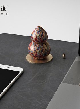 小葫芦扩香木精油香薰伴手礼创意摆件中国风潮黑胡桃扩香器车载