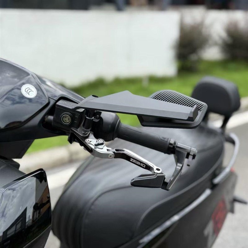 新款二代定风翼后照镜九号 MZMIX/机械师直上改装翻转刀锋反光镜 - 图2