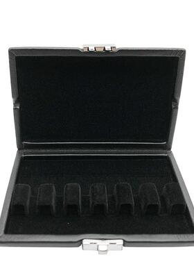 巴松大管哨片盒皮革6支装哨片便携盒哨片夹哨片包皮U哨片随行盒