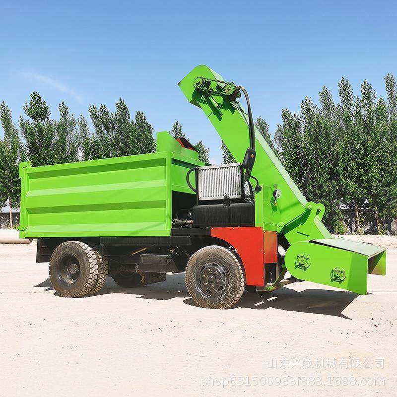 启动轻便的柴油清粪车加厚螺旋四轮铲粪车图片自走式牛粪清扫车,淘宝优惠券,粉丝福利购,淘宝优惠卷