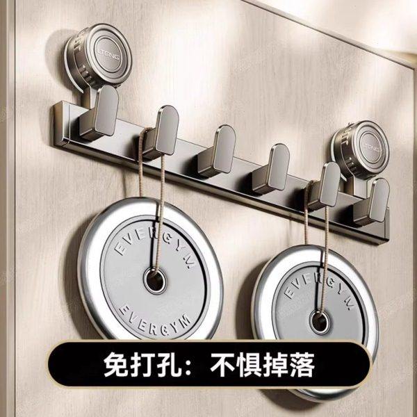 吸盘门后挂钩强力粘胶免打孔强力承重置物架钩子入户吹风机置物架,淘宝优惠券,粉丝福利购,淘宝优惠卷