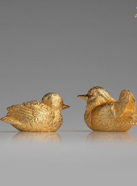 摆件爱情饰品全铜真金鎏镀摆件《让我们相信》铜工艺品