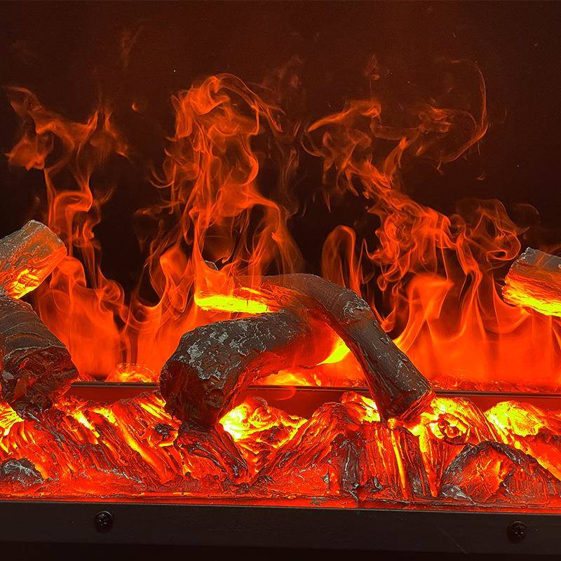 4D壁炉仿真火焰取暖器家用电热装饰碳火盆别墅欧式假碳壁炉 - 图2