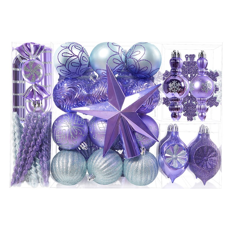 圣诞节装饰品圣诞树顶星装扮配饰圣诞球挂件场景布置拍照道具氛围 - 图3