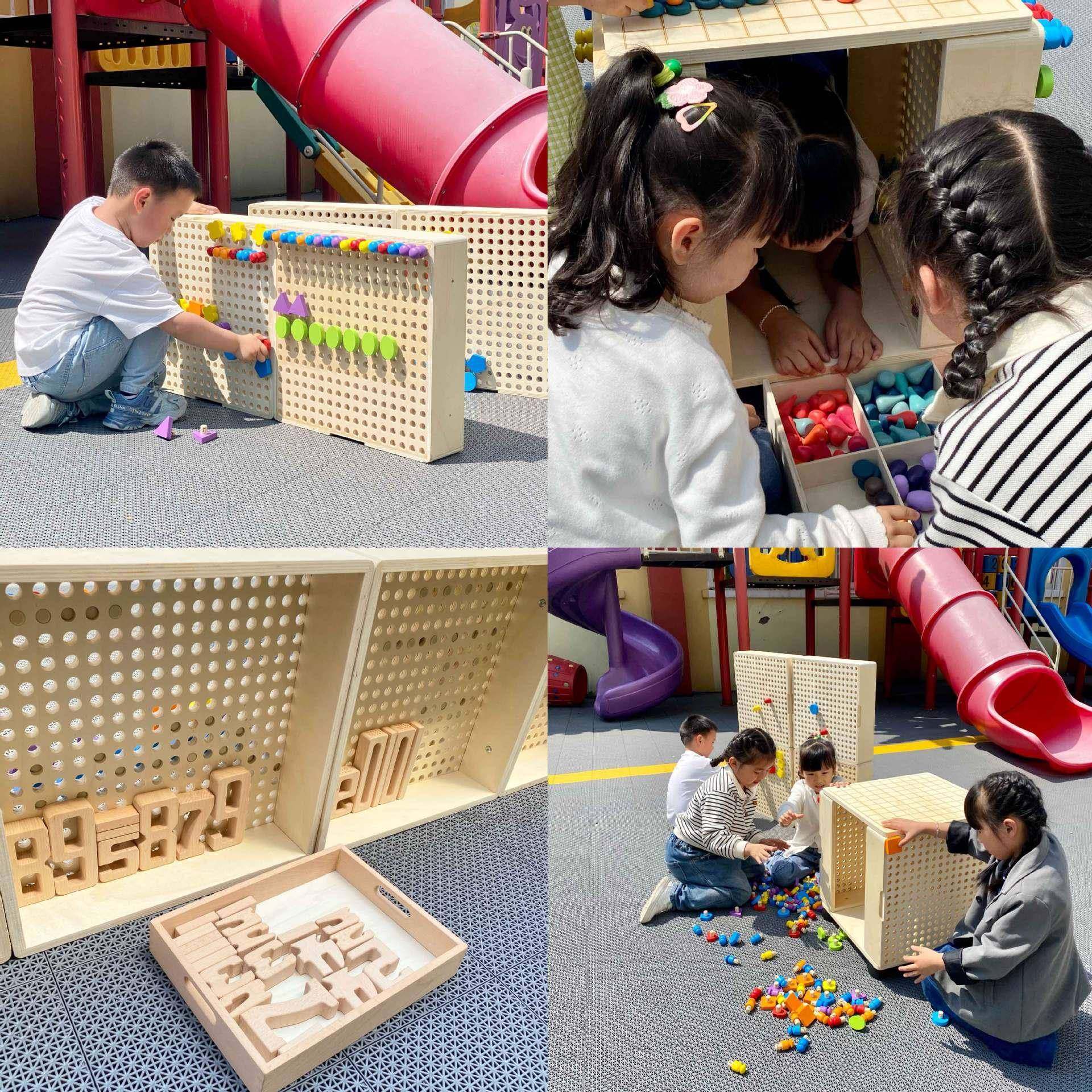 幼儿园拼插玩具墙壁装饰百变插珠积木儿童木制墙面游戏板蘑菇插钉,淘宝优惠券,粉丝福利购,淘宝优惠卷