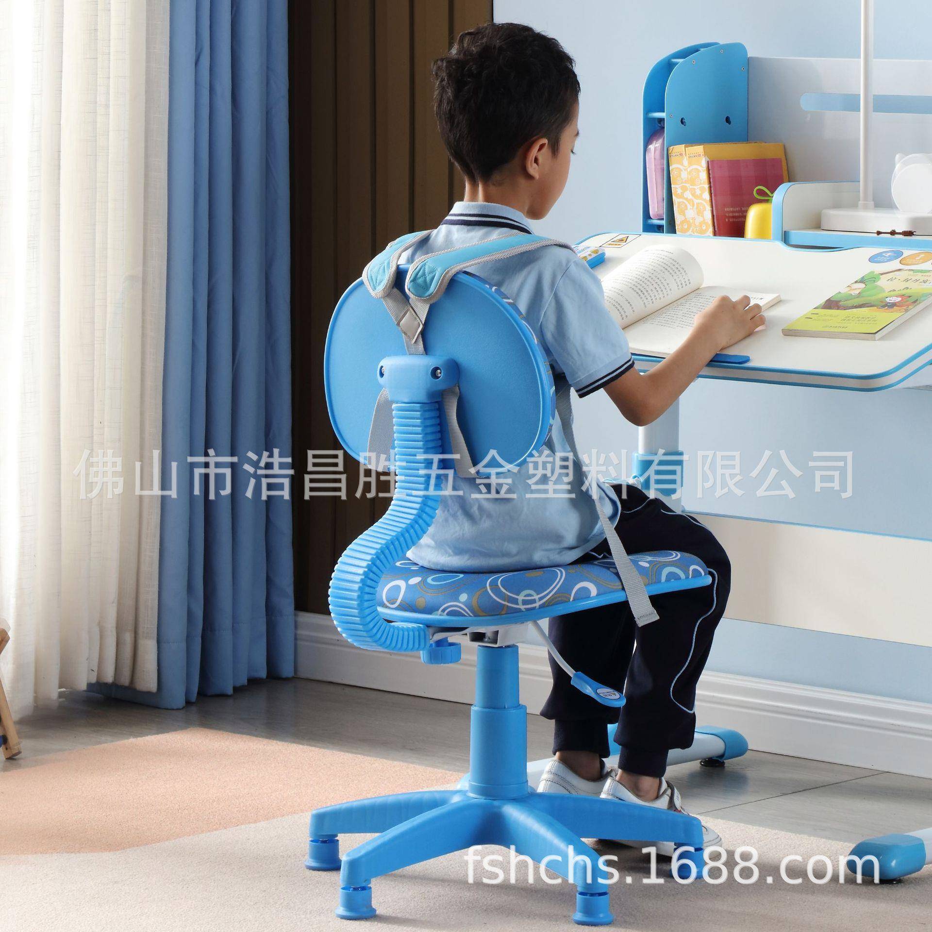 Liftable children's study table and chair combination multi-functional with writing table painting painter student desk