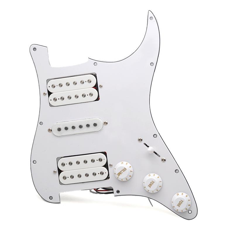 ST双单双电吉他护板前盖板线路总成珍珠色面板拾音器总成2t1v电子 - 图3