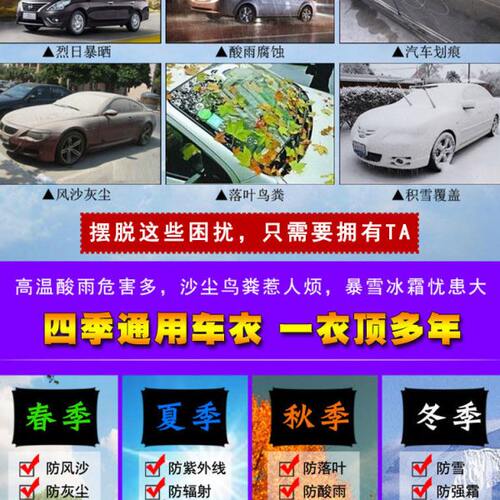 速派奇电动汽车车衣罩Q3四座车衣四轮两座车套速派奇超越一号三号 - 图3