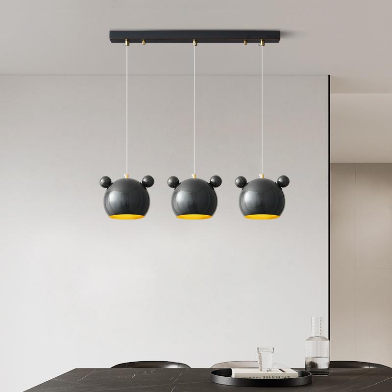 全铜极简卧室现代简约床头小吊灯吧台北欧餐厅灯主卧书房长线吊灯 - 图1