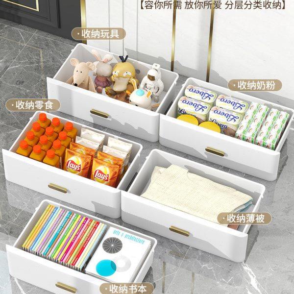 45/56/70cm简约轻奢儿童斗柜抽屉式收纳柜塑料家用多层组合储物柜,淘宝优惠券,粉丝福利购,淘宝优惠卷