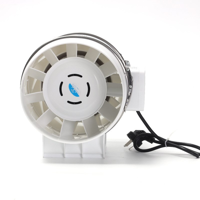 实验室防腐耐酸碱斜流风机超强吸力通风管道吸烟静音增压排风扇机 - 图1