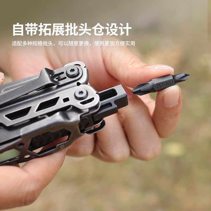 惊雷2多功能钳折叠小刀具扳手户外露营装备车载应急救援万用工具 - 图2