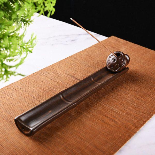 陶瓷莲花线香插香炉室内书房点香器净化空气莲蓬家用檀香卧香炉,淘宝优惠券,粉丝福利购,淘宝优惠卷