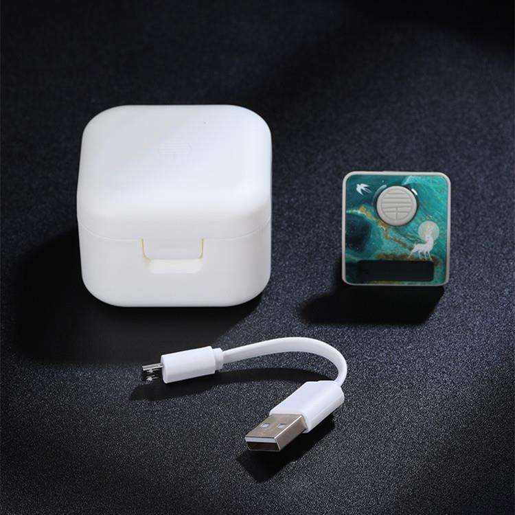 New electronic smart hand press small thousand meter + charging thought counter non-Bluetooth luminous ring point counter