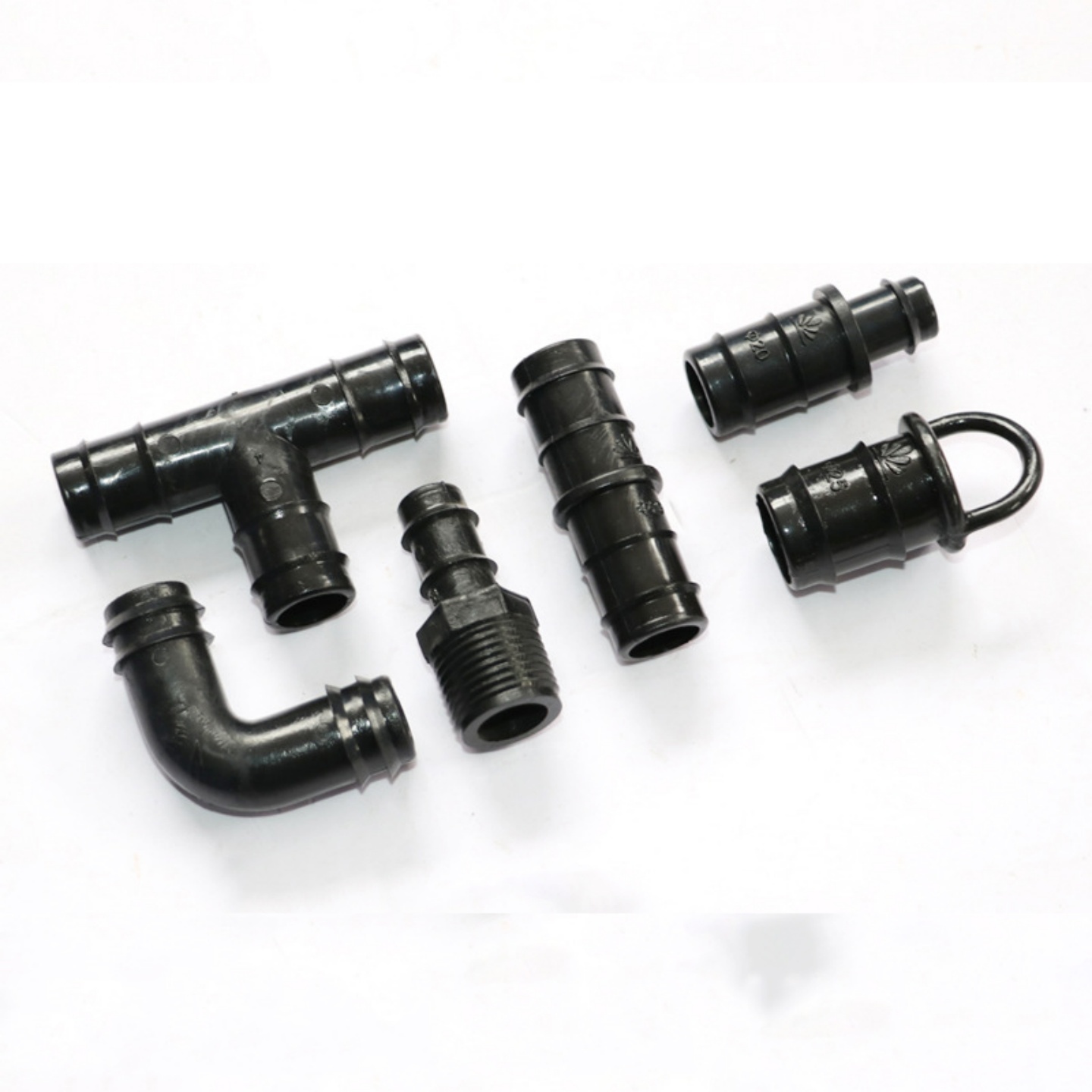 pe管滴灌配件大全16/20/25/农用倒插六分三通接头直接弯头滴灌管 - 图3