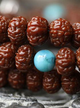 金刚菩提子手串男女配饰原创佛珠108颗手链机刷包浆成品精品文玩