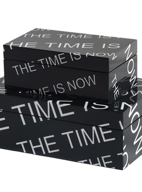 现代简约木质烤漆l创意首饰收纳盒样板衣帽间卧室客厅售楼部摆件