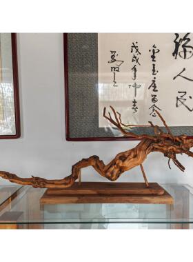 造景木爬宠缸雨林缸攀爬盘龙木龙纹霸王藤木装饰摆件鱼缸造型装饰