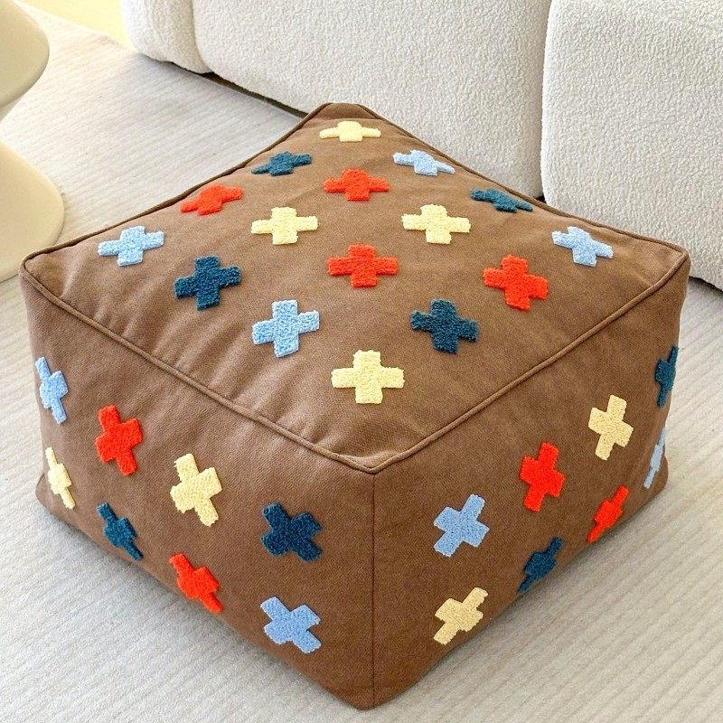 网红可拆洗坐墩坐垫客厅沙发脚凳脚踏懒人地上卧室飘窗榻榻米蒲团,淘宝优惠券,粉丝福利购,淘宝优惠卷