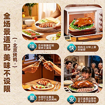 【京味年货】老北京正宗烤鸭礼盒2400g[40元优惠券]-寻折猪