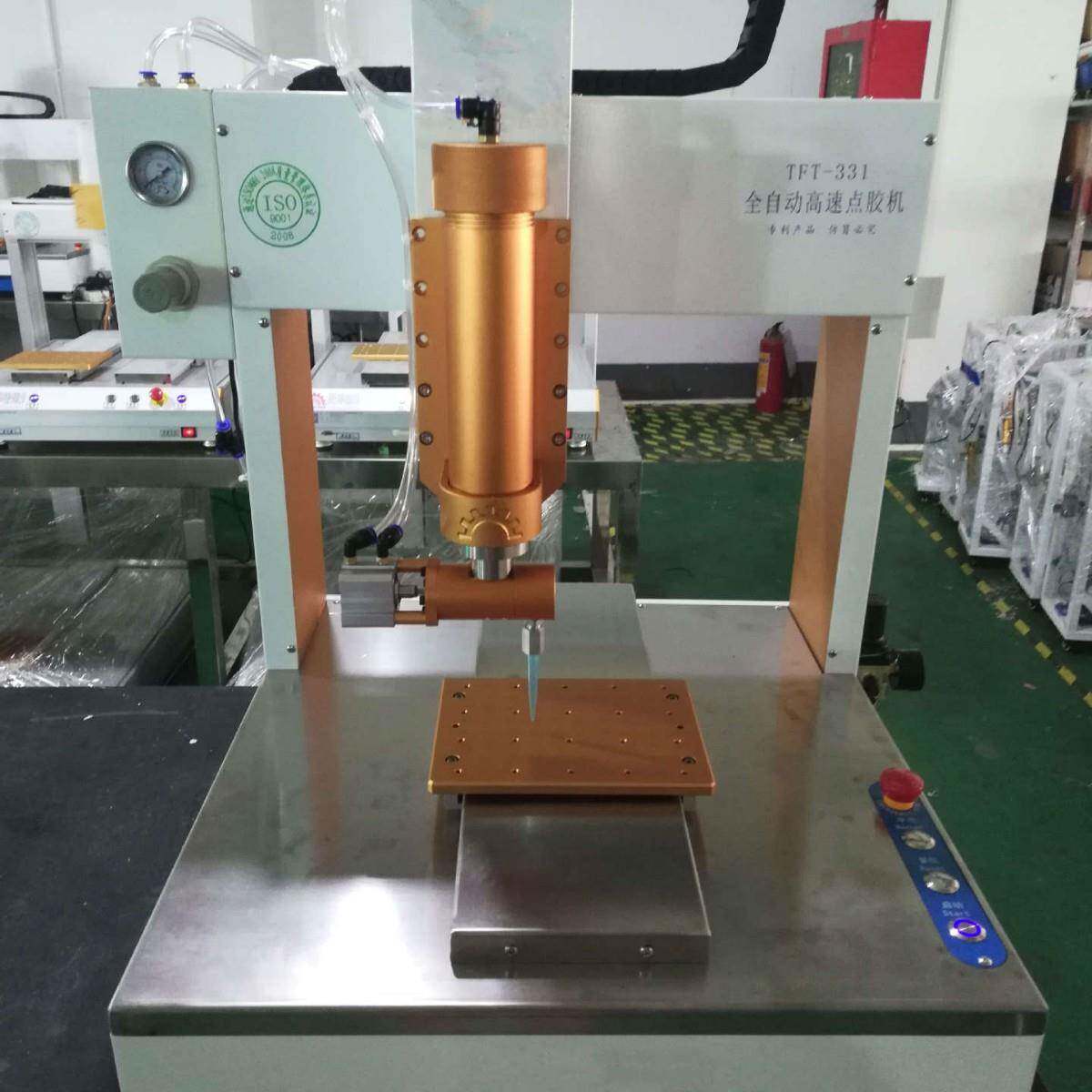 双工位全自动点胶机300cc玻璃胶点涂胶机纸盒点胶机广州厂家供应 - 图1