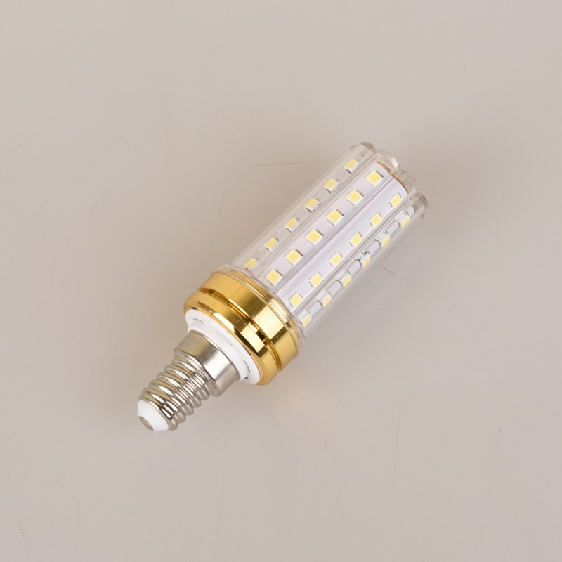 三色变光E27螺口led灯泡节能灯12W家用照明e14超亮水晶灯光源 - 图1