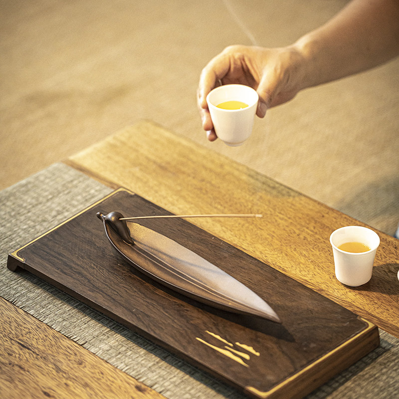 一叶扁舟陶瓷香炉线香香s插家用室内薰香檀香创意线香炉香薰炉禅,淘宝优惠券,粉丝福利购,淘宝优惠卷