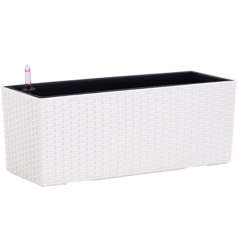 自动吸水花盆户外悬挂式栏杆架塑料长方形阳台花槽种菜.花盆种植,淘宝优惠券,粉丝福利购,淘宝优惠卷