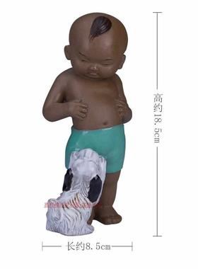 陶瓷童趣书桌趣味摆件创意玄关工B艺品摆件客厅电视柜书房家居中