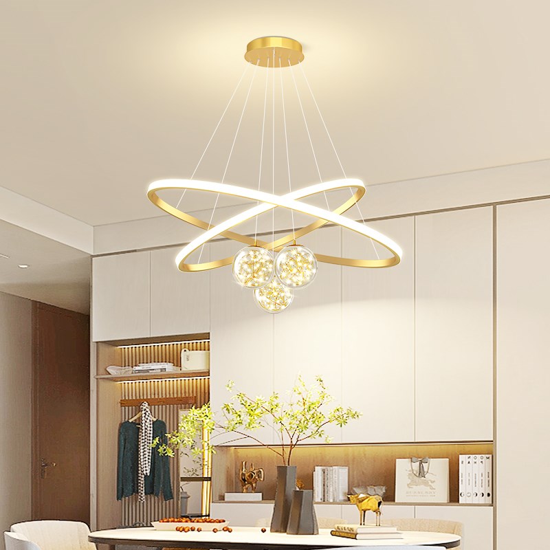 客厅吊灯大厅主灯楼梯饭厅饭厅主卧室吸顶灯具大全V屋中山现代简 - 图0