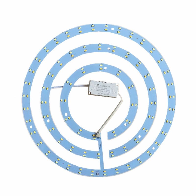 吸顶灯led灯芯三色变光灯片风扇吊灯光源替换灯板遥控灯盘圆36W*2 - 图3