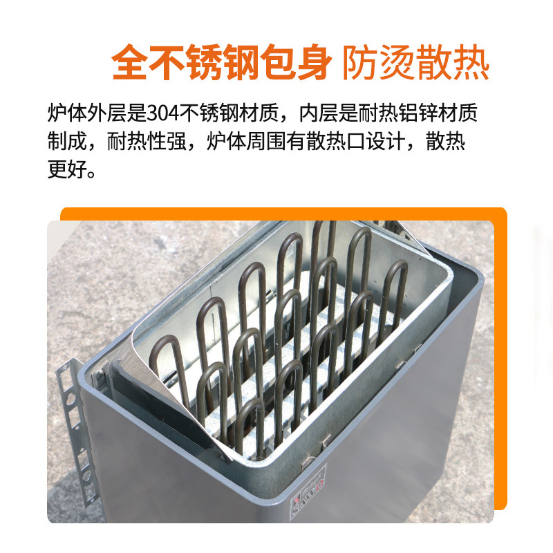 SAWO西活喷图式桑拿炉内控外控干蒸炉家用商用加热汗蒸炉桑拿设备 - 图1