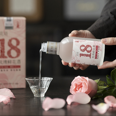 三迤18度花语十八玫瑰露酒160ml