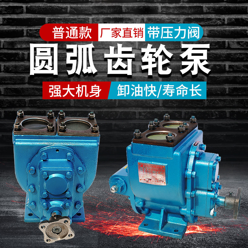 80YHCB-60圆弧齿轮泵油泵油罐车加油泵齿轮油泵洒水车带溢流阀泵 - 图1