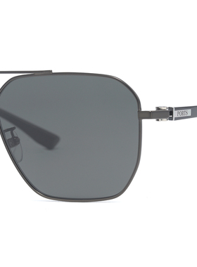 PORTS双梁飞行员男太阳镜开车驾驶墨镜男款防紫外线护眼PSM22404