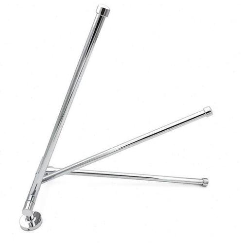 毛巾杆旋转架活动铜全浴室卫生间可三打孔挂挂件置物架免多德国四 - 图0