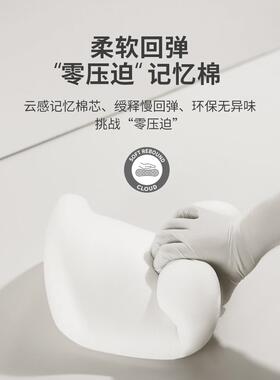 汽车头枕车用靠枕车内驾驶座椅记忆棉护腰靠车载一对车枕头护颈枕