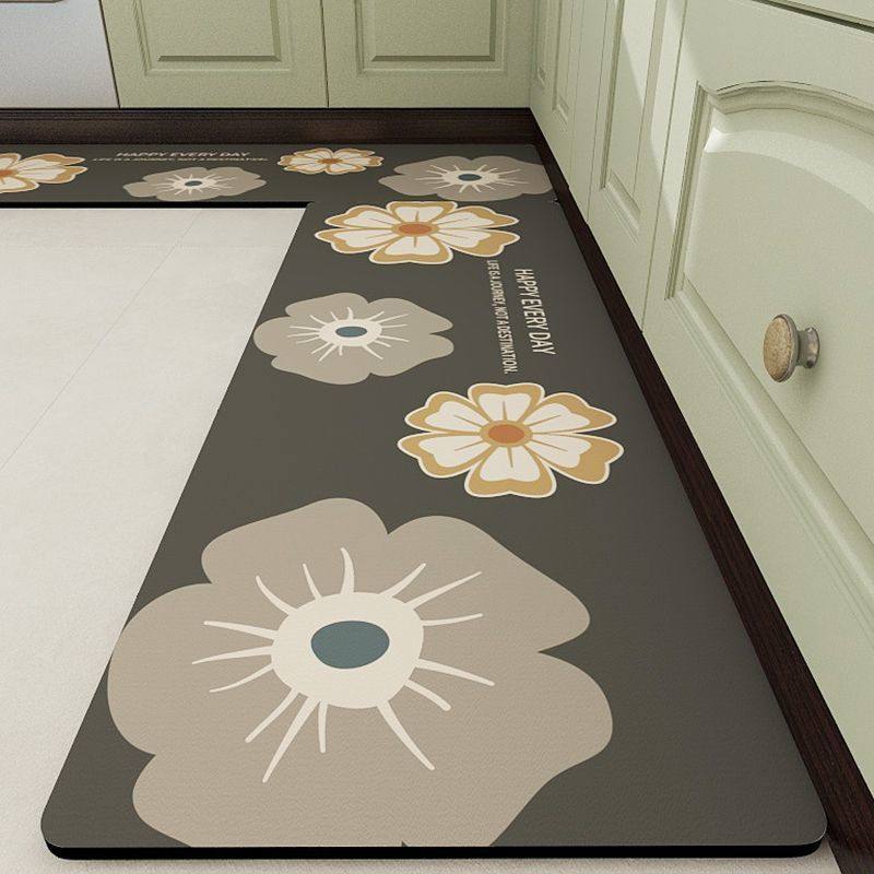 厨房专用地垫防油防水防滑免洗长条硅藻泥吸水吸油耐脏脚垫地毯,淘宝优惠券,粉丝福利购,淘宝优惠卷