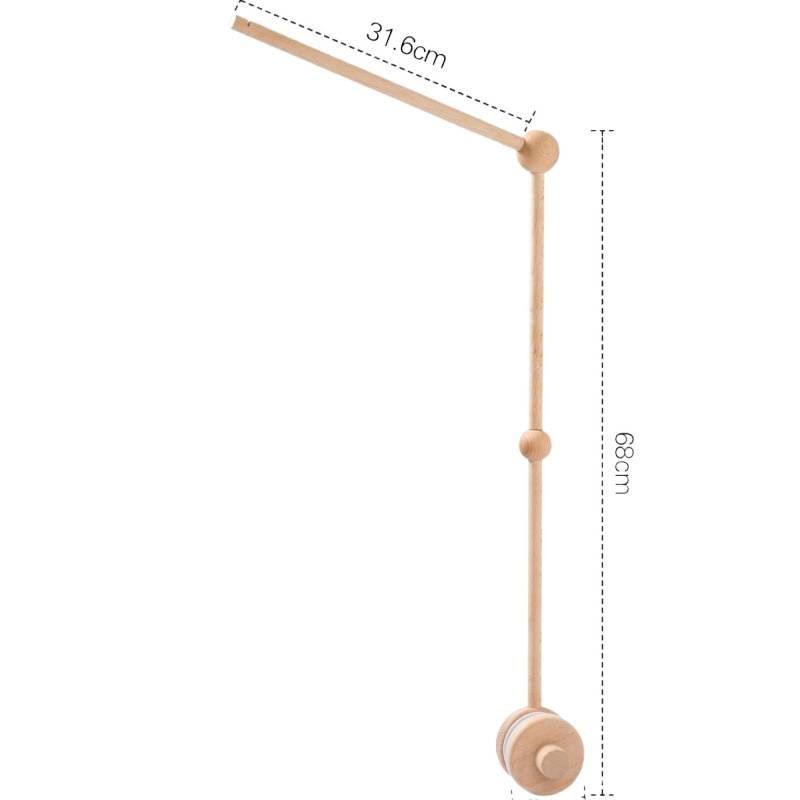 diy床铃简约婴儿床铃木制支架蚊帐挂杆配件新生儿安抚,淘宝优惠券,粉丝福利购,淘宝优惠卷