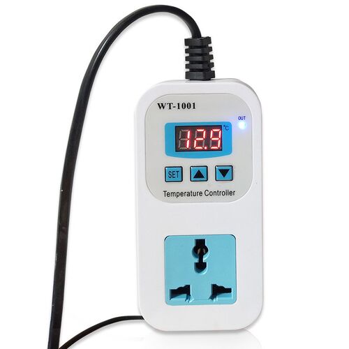 WT-1001 智能数显温控电子控温器控仪 开关可调温度控制器插座 - 图3