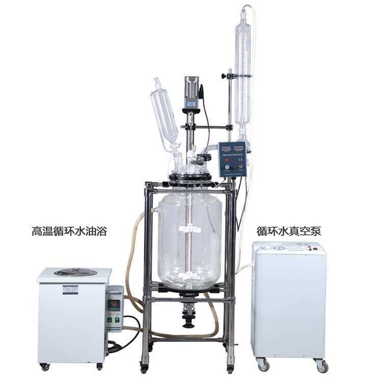 6双层玻璃反应釜100L 不锈钢搅拌加热 小型高温实验室蒸馏反应器,淘宝优惠券,粉丝福利购,淘宝优惠卷