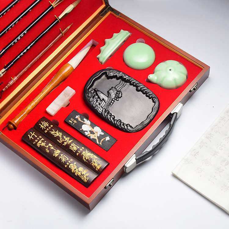 初学者文房四宝套装毛笔狼毫兼毫书法笔国画 书法字画墨汁,淘宝优惠券,粉丝福利购,淘宝优惠卷