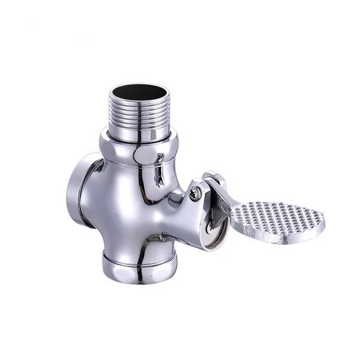 立新冲洗b阀脚踏阀卫生间蹲坑开关大便厕所冲水阀卧式延时冲水开 - 图3