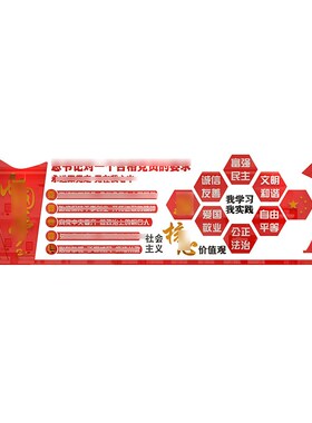宣传栏文化墙贴亚克力中国梦贴纸活动室背景墙会议室布置装饰