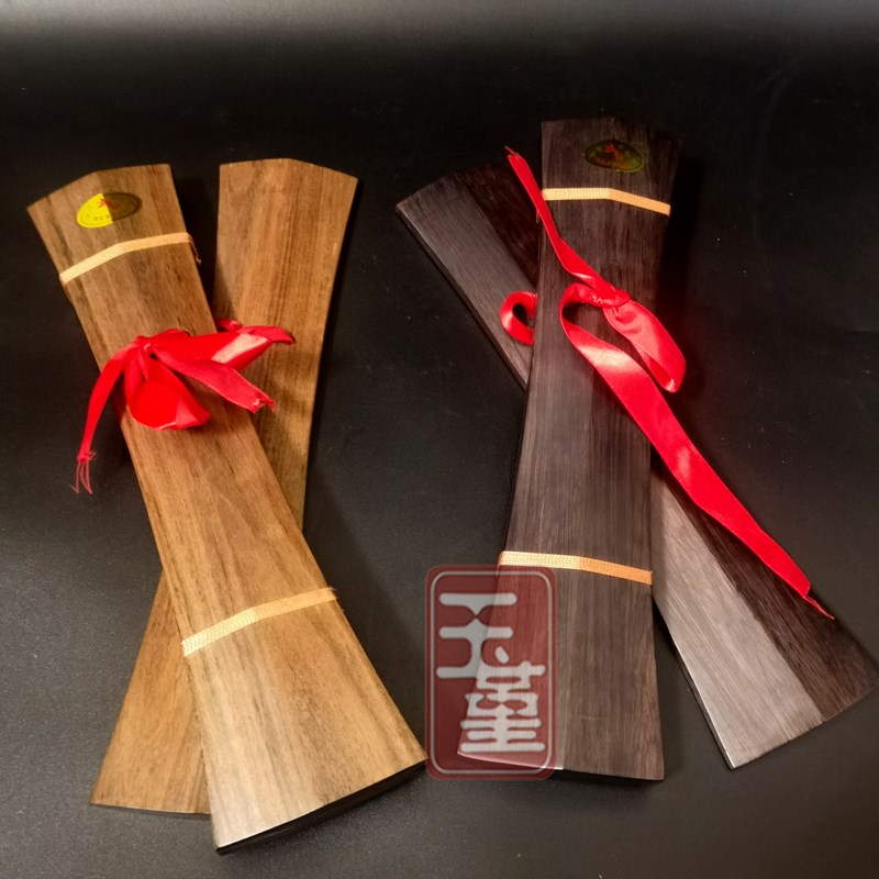 专业戏剧手板f 黑檀木云板 胡桃木戏剧拍板 拆板剧团牙子 打击乐 - 图3