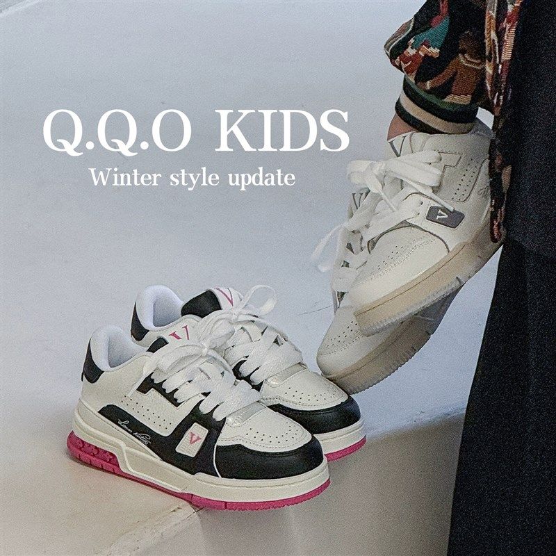 真皮儿童板鞋2025春秋季新款时尚百搭女童休闲鞋轻便软底男童鞋子,淘宝优惠券,粉丝福利购,淘宝优惠卷